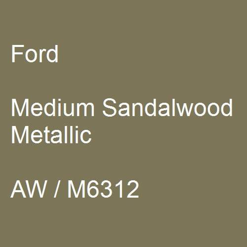 Ford, Medium Sandalwood Metallic, AW / M6312.